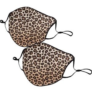 BSafe Cotton Face Mask Leopard Pattern‎ With Filter